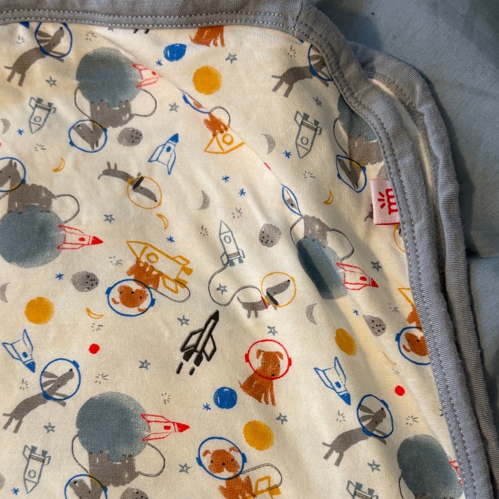 Magnetic Me Space Dog Newborn Blanket and Dog Lovey Set - Picture 6 of 10